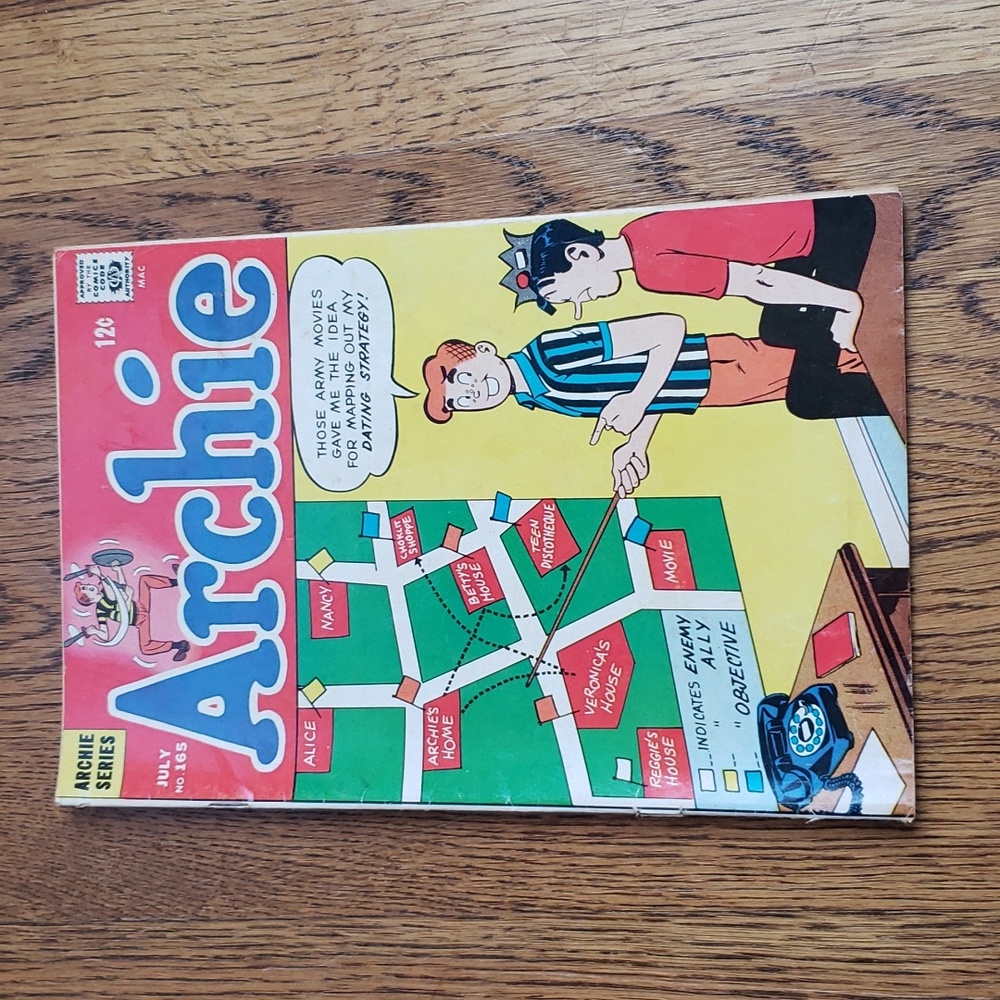 Vintage 60s Archie No. 165 Archie Series Comic Book